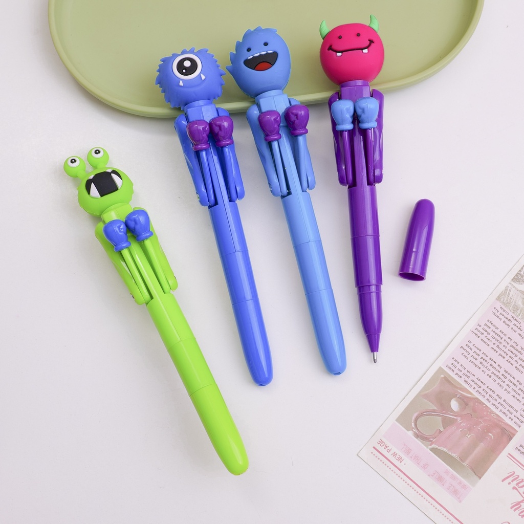 Monster Boxing Ballpoint Pen - Blue Refill