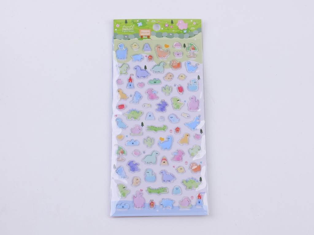 Mini glass hot stamping crystal jellyfish adhesive sticker