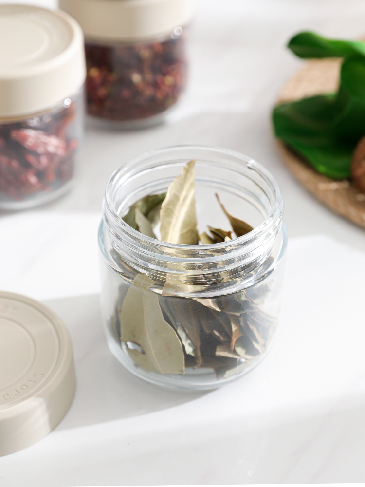 Round Plastic airtight container