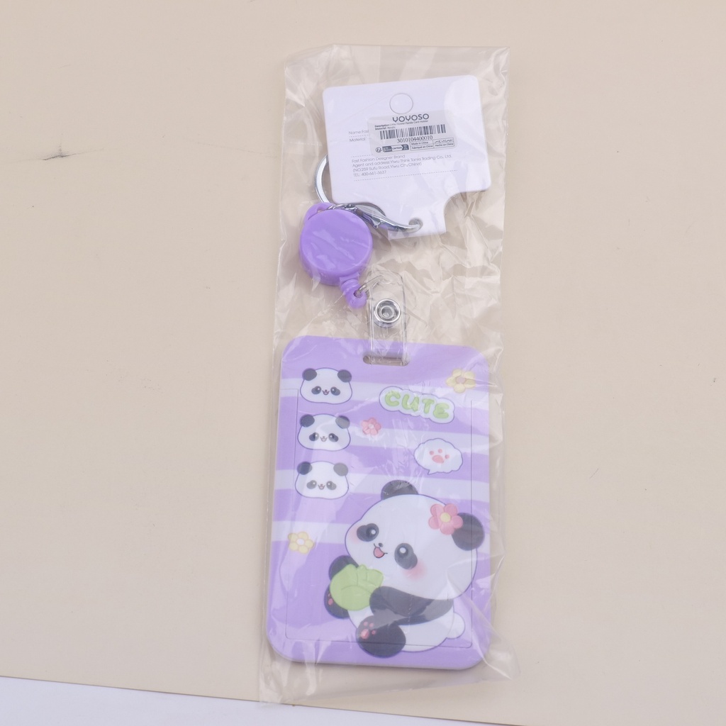 Little Flower Panda Card Holder