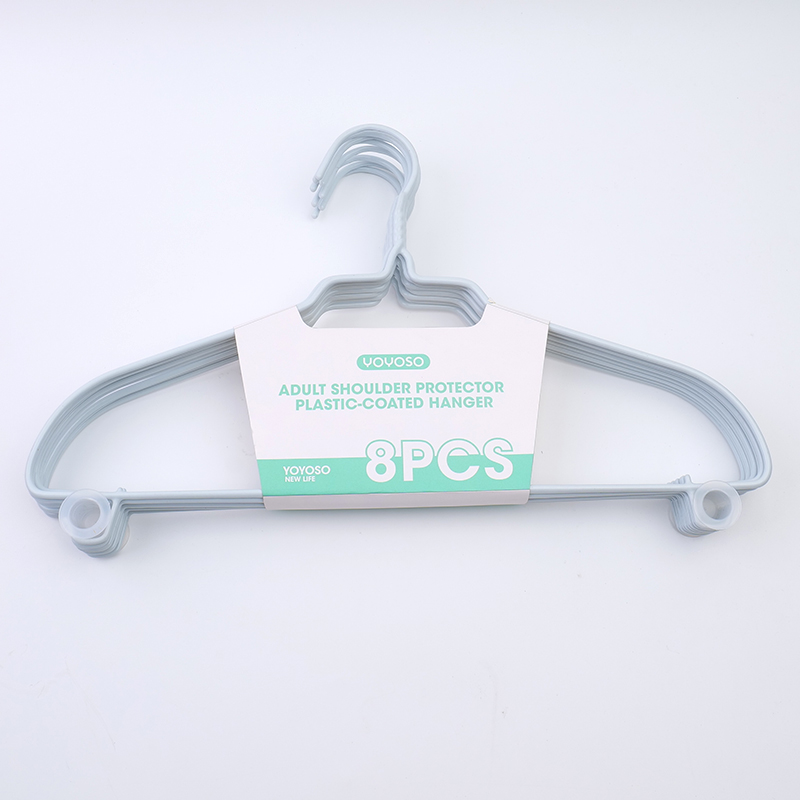 Adult shoulder protector Plastic-coated hanger 8pcs