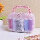 Portable Sewing Kit with Handle