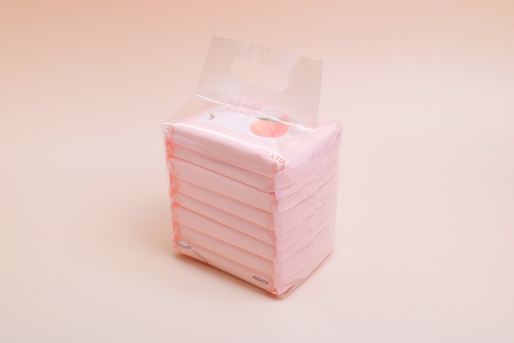 Peach Makeup Removing Wipes (10pcs*8packs)