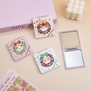 Christmas Series - Wreath Square Frosted Fashion Mirror