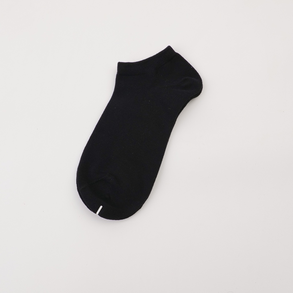 Simple Solid Colour Women's Short Socks Three Pairs Set