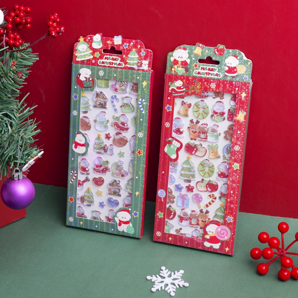 Christmas Series - Relief Shaking Stickers