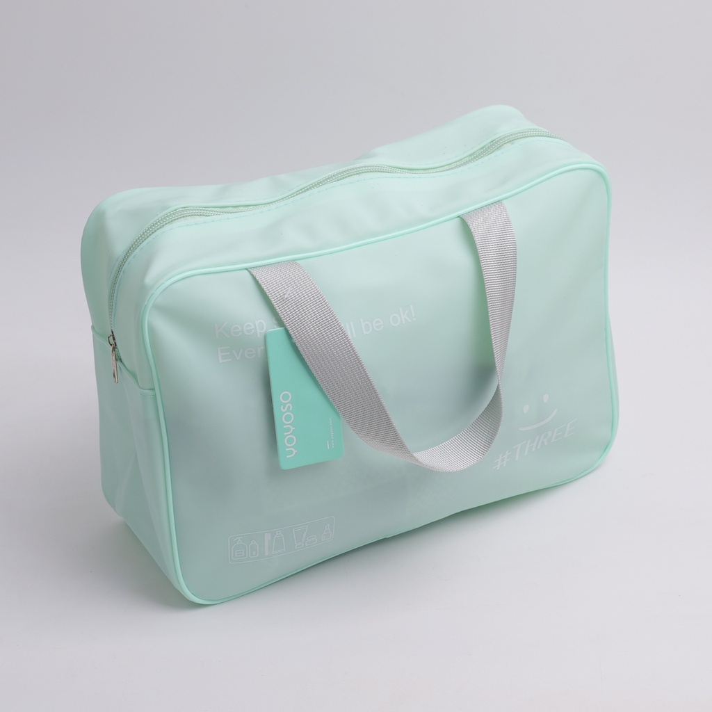 Jelly-colored Pillow-shaped Toiletry and Cosmetic Bag