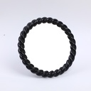 INS style convenient cute round cream mirror 