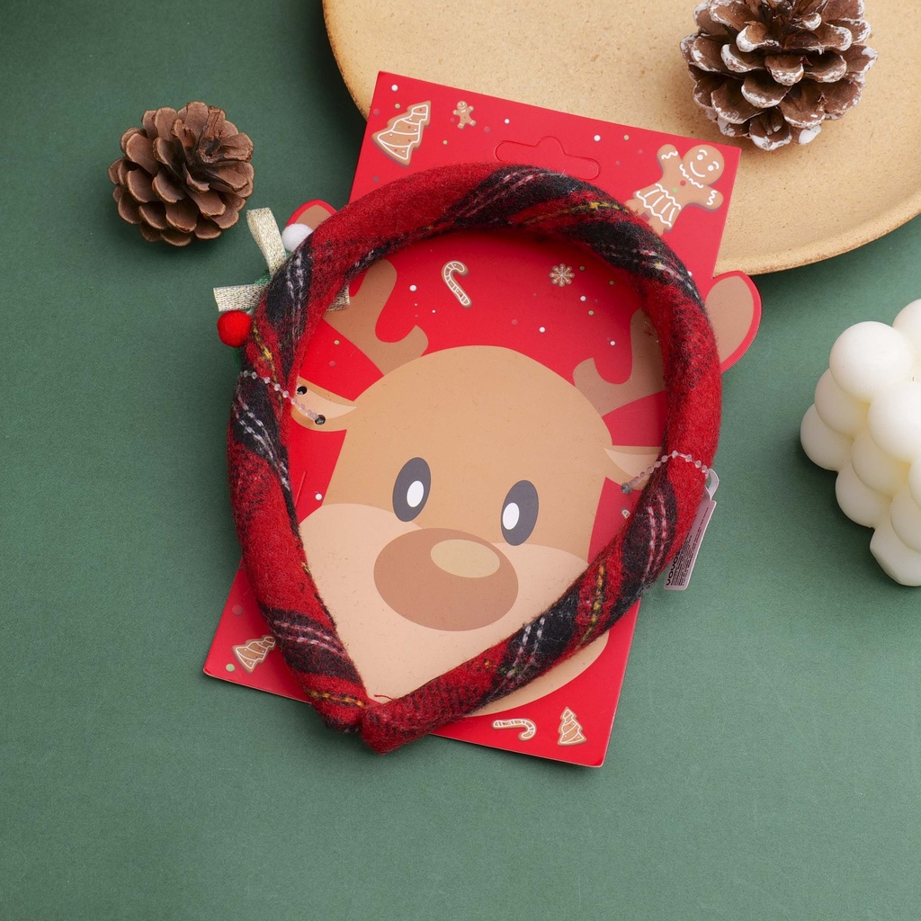 Christmas Series Plaid High Cranial Headband