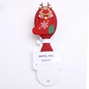 Christmas series -Red Christmas Socks Mini Air Cushion Comb