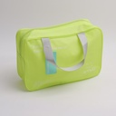 Jelly-colored Square Toiletry and Cosmetic Bag - Medium Size