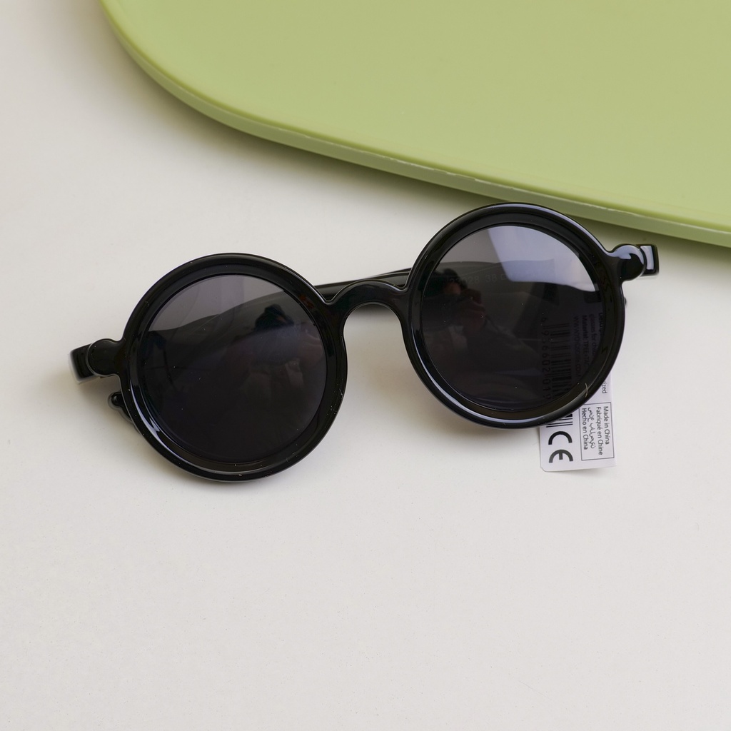 Bear print polarized glasses for children - black
