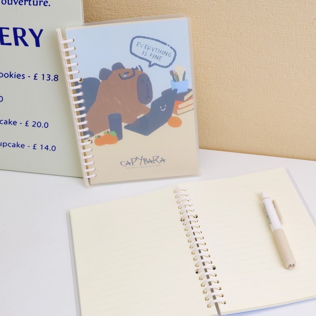Capybara Series-A5 Coil Book (Horizontal Line Inside 80PCS)