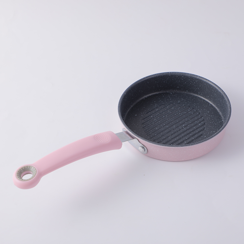 14cm cute spiral texture frying pan