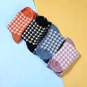Advanced vintage houndstooth children's cotton mid-calf length socks