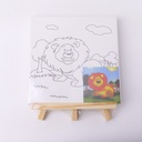 DIY Paint Art-Little Lion 20*20 (With Easel)