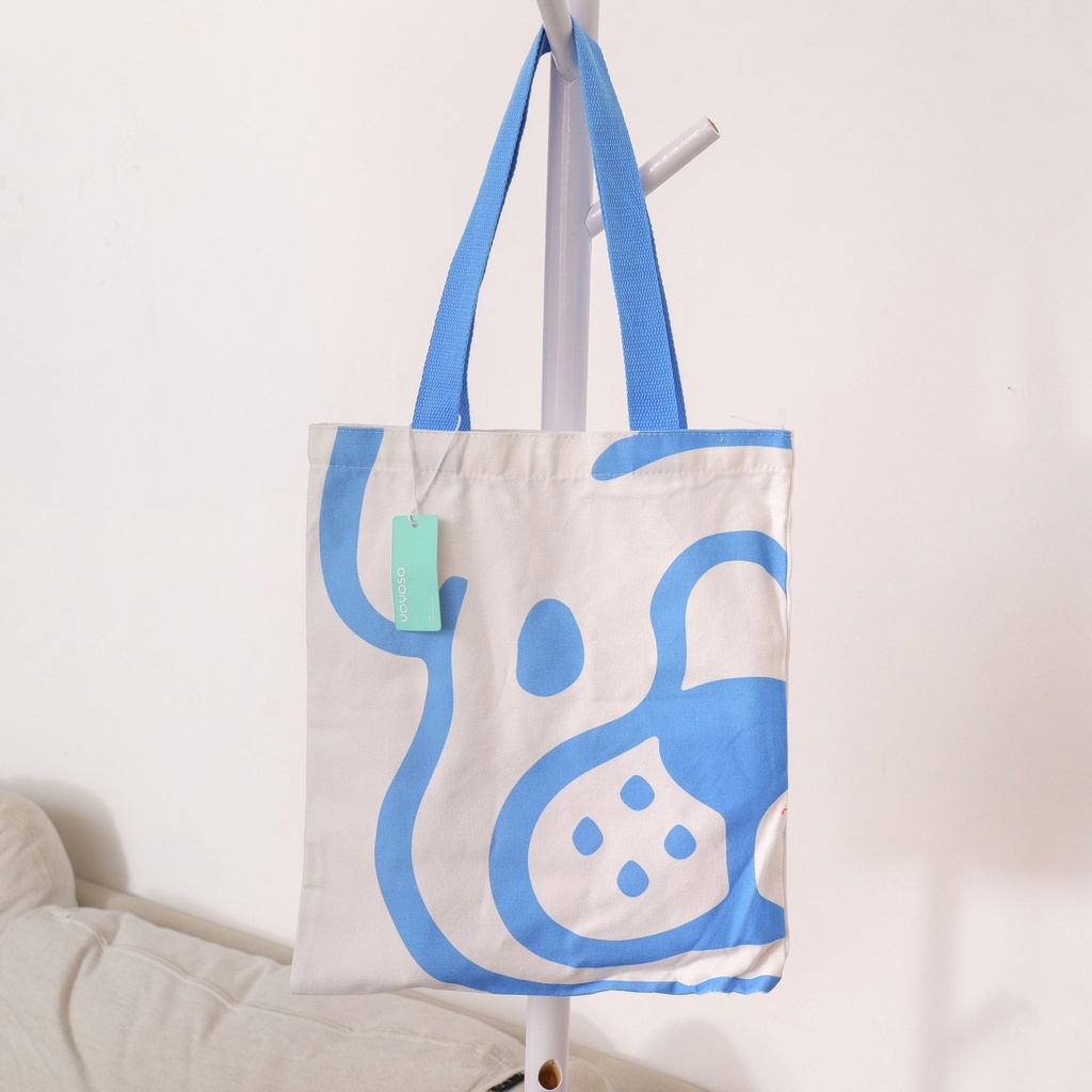 Big-eared Dog Shopping Bag - Blue