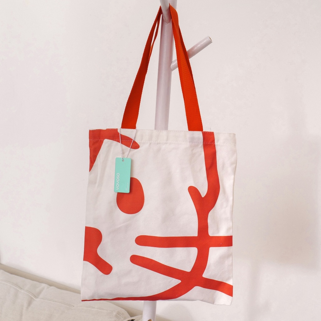 Big-eared Dog Shopping Bag - Orange