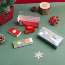 Christmas series green stapler with 2000pcs rose gold staples