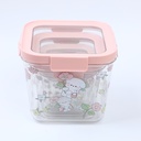 Square cartoon printed storage box-1L