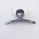 Plaid Cross Acrylic claw