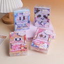 Soft and Adorable Panda Series - Fun Building Block Notebook - Blank Inner Pages, 80 pcs