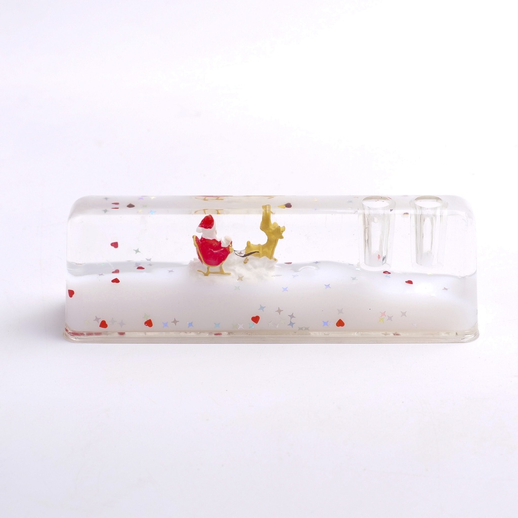 Christmas Series - Rectangular Oil-dripping Ornament with Pen Holder
