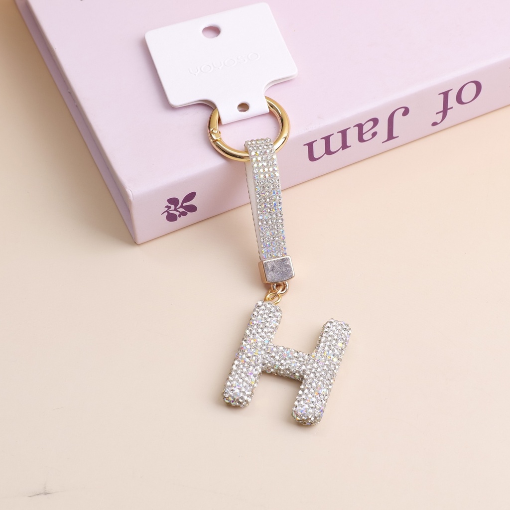 Letter H Keychain