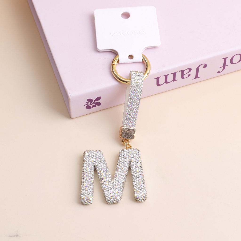 Letter M Keychain