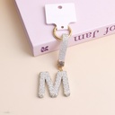 Letter M Keychain