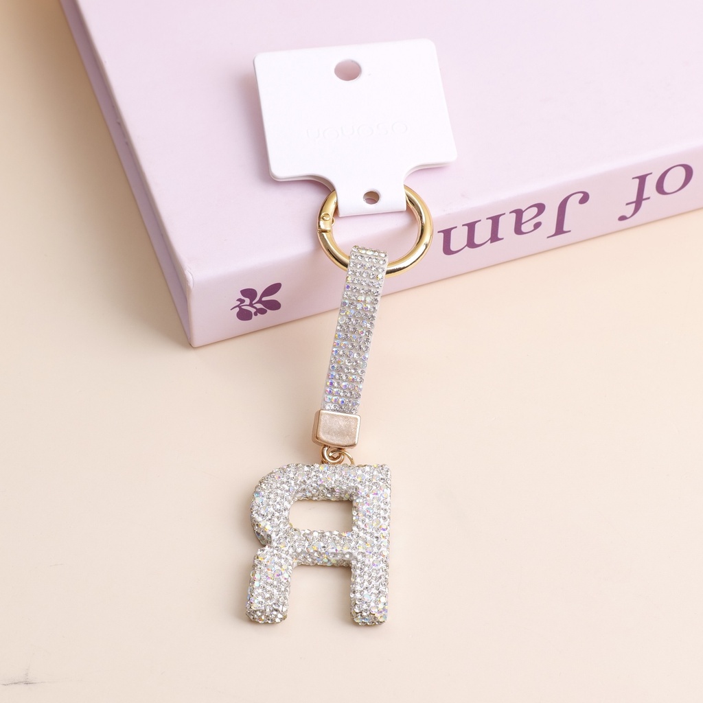 Letter R Keychain