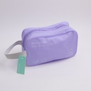 Jelly-colored Square Toiletry and Cosmetic Bag - Large Size