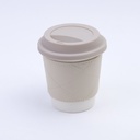 Simple leather mug - grey