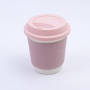 Simple leather mug - Pink