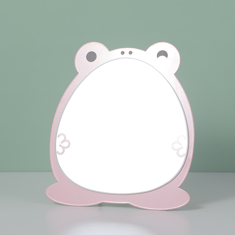 Frog INS style tabletop makeup mirror