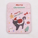 Christmas Series - Cat Folding Leather Mirror