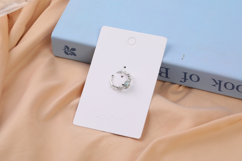 Silver Glacier Blue Moon Ring