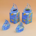 Sailing Boat Blue Water 4-star Piece Boat Oil-dripping Ornament