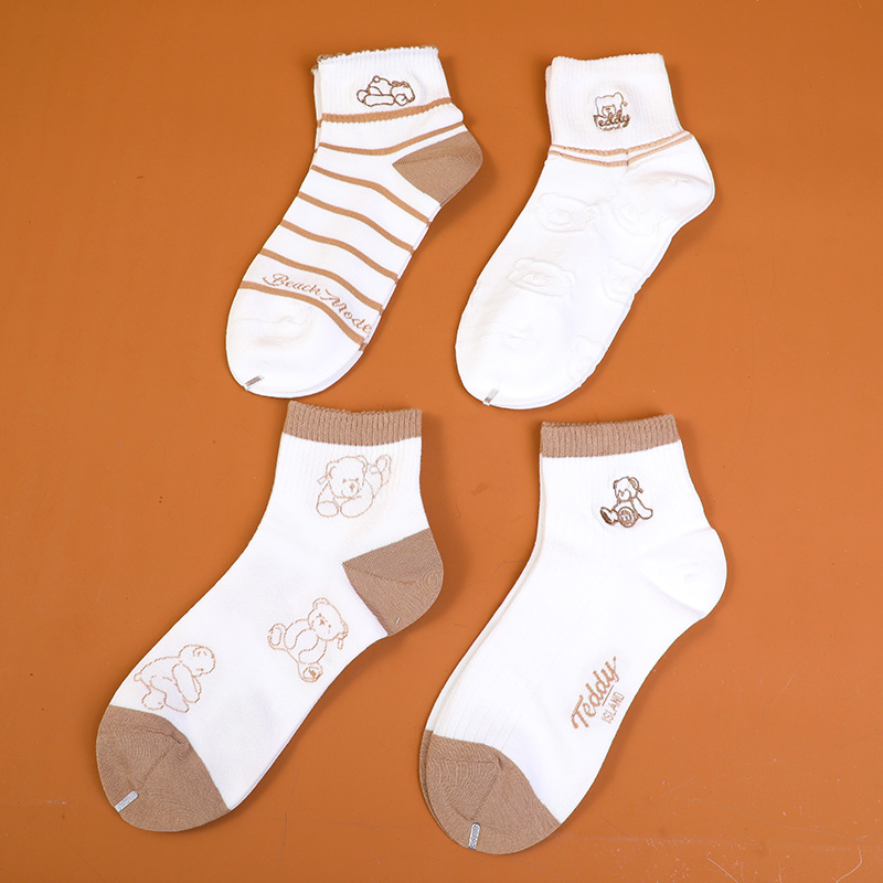 TEDDY ISLAND series women's socks A style-2 pairs