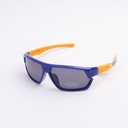 Narrow frame sports cycling polarized sunglasses for children - blue