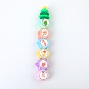 Christmas park highlighter with 6 balls