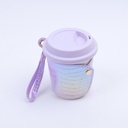 Leather cup sleeve mugs - Purple