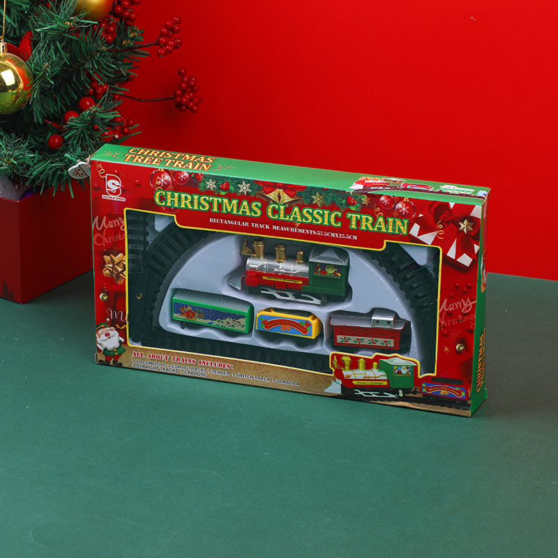 Christmas series electric rail train toy 625-79