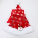 Christmas series red checkered hat