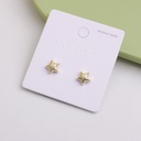 Metal Five-pointed Star Stud Earrings