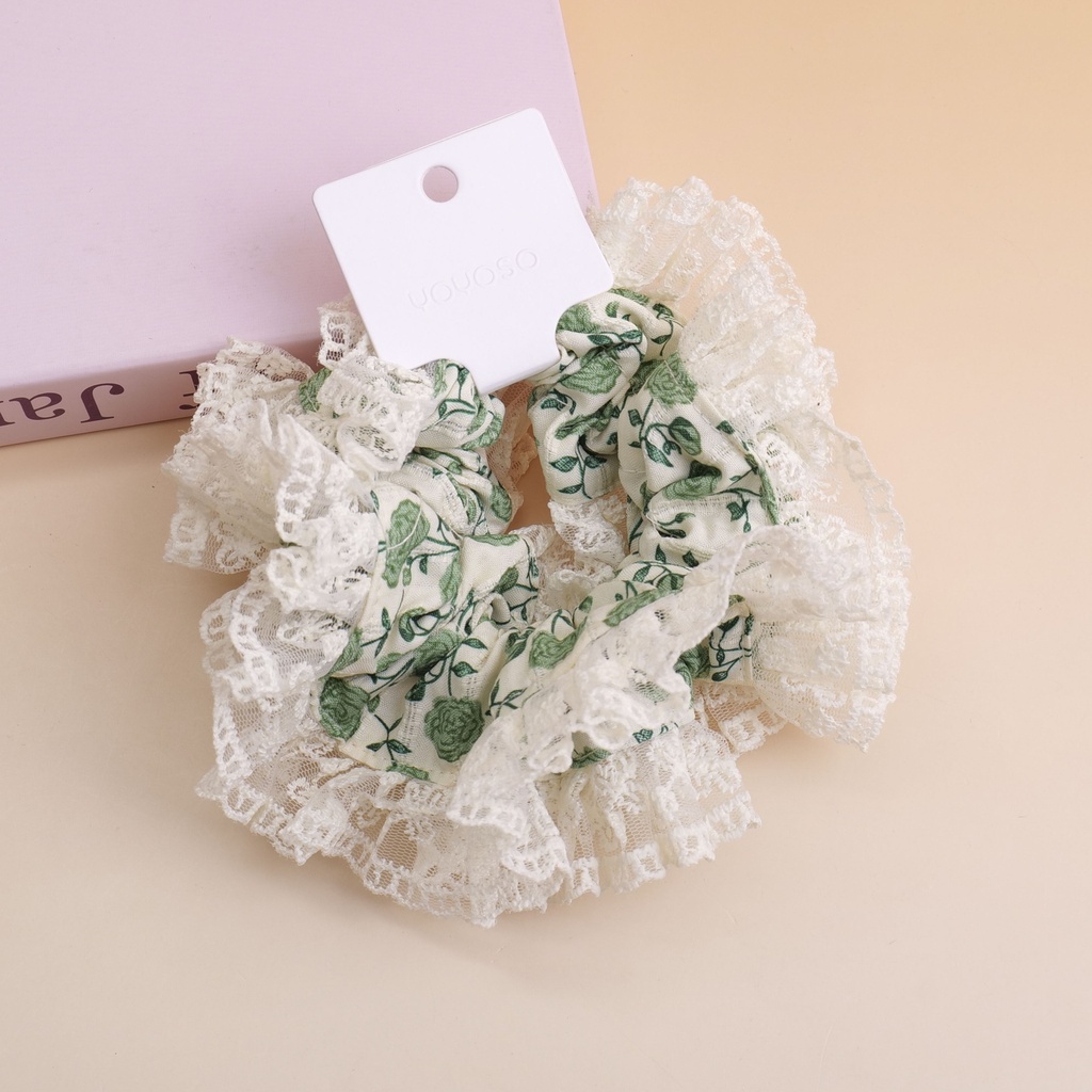 Floral Lace Series Slim-waist Hair Tie
