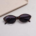 Small Cat-Eye Ladies' Sunglasses - Leopard Print