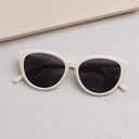 Large Cat-Eye Ladies' Sunglasses - Beige