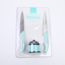 3PCS SET OF PARING KNIFE WITH KNIFE SHARPENER