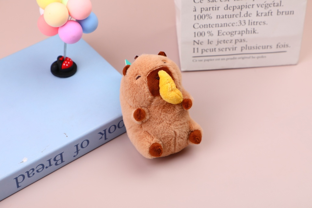 L0922 Capybara Series - Foodie Croissant toy
